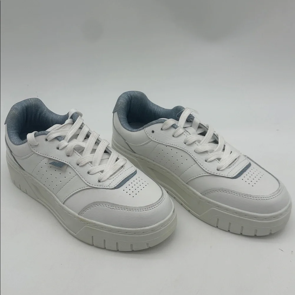 Avia Platform Court Classic Sneakers Women's 6.0 White Lace Up